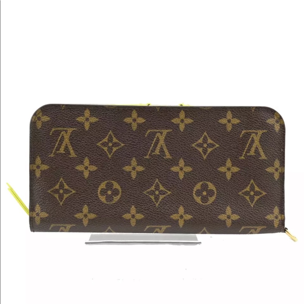 AUTH Louis Vuitton Monogram Portefeuille Insolite M60606 Long Wallet C1138CG